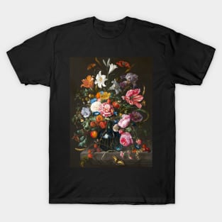 Vase of Flowers by Jan Davidsz. de Heem T-Shirt